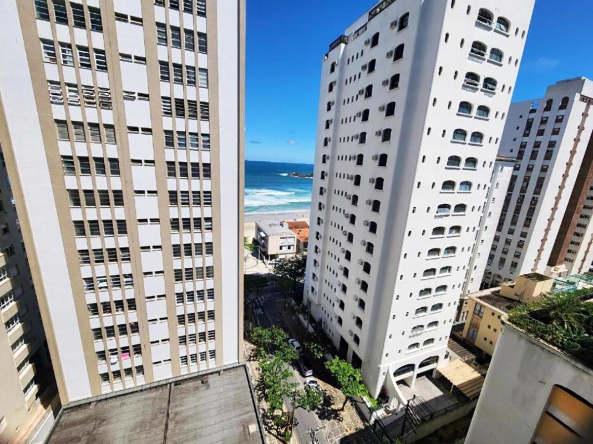 Apartamento 4 Quartos, 3 Banheiros, Vista Para O Mar Pitangueiras, Sacada, 1 Vaga De Garagem, Apenas 50 Metros Do Mar Guarujá Extérieur photo